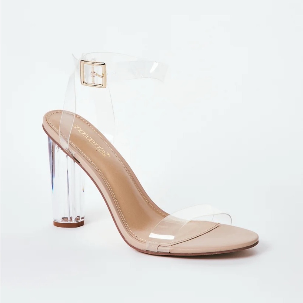 •Hanna• Transparent Heeled Sandal (NIB) - Picture 4 of 4